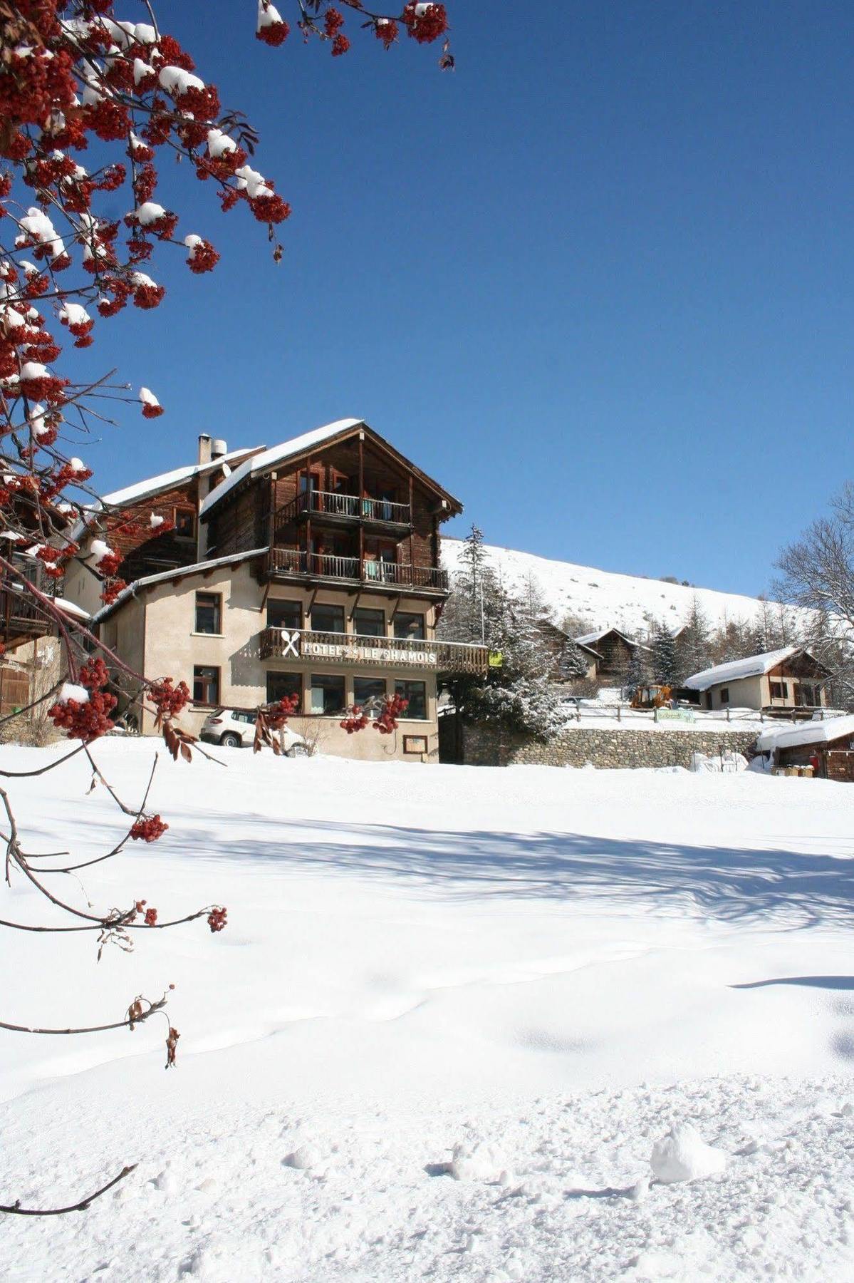 Hotel Le Chamois Logis Molines-en-Queyras Buitenkant foto